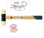 Vessel Plastic Head Soft Hammer/Mallet 70x2 Size 2, 13.78 inch Handle (Made in Japan)