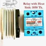 'Dolphin' Industrial Grade Solid State Relay 40 A, DC-AC, input Control Signal/voltage DC 3-32V, Output Switching 24-580 V AC. (Made in India)