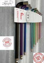 Vessel Rainball Ball Head Allen Key/hex / L-wrench Keys 9 pieces Set, Made in Japan. - Image 3