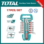 1/2" Socket Guti Set 17 Pieces Cr-V TOTAL THT121171