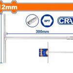 12 mm T-handle Socket Wrench Drop Forged Cr-V | WADFOW WTH1112