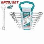 8Pcs Combination Spanner / Dali Set Cr-V TOTAL THT102286 - Image 3