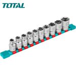 1/2" Socket / Guti 10 Pieces Crome-Vanadium