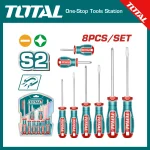 8 Pcs screwdriver set TOTAL TKSDS0826