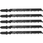 Jig Saw 5pcs/set for wood(5-50mm) Fast Cut WADFOW WJB144D