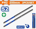 Impact Screwdriver Bits 2 Pcs Magnetic Tip WSV5K65 WADFOW
