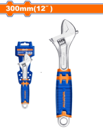 Adjustable Selai Wrench 12" with Two Tone Soft Handle  WAW2212 WADFOW