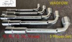 L Angle | Type Socket Wrench Set 5 Pcs CR-V (Chrome Vanadium) WADFOW WHT3108 | WHT3110 | WHT3112 | WHT3113 | WHT3114 - Image 3