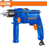 Impact drill Machine 650W 13 mm for Metal |Wood | Concrete | Wall Two Speed Hammer Drill Function Variable Speed WMD15651 | WADFOW