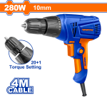 Electric Drill | Screw Driver 280W 20+1Torque Setting | Wood| Board| Wall| WED15281 WADFOW