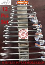 Ring Dali | Combination Spanner 12 Pcs Set Cr-V (Chrome Vanadium Steel) WADFOW (Without Holder) - Image 3
